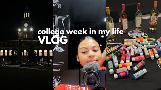WEEKLY COLLEGE VLOG AT HOWARD UNIVERSITY | Brand Collab, Sip &amp; Paint, Cooking + More!