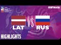 Latvia vs. Russia - Game Highlights - #IIHFWorlds 2019