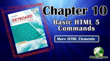 More HTML elements - Book 7 | Chapter # 10 | Video #1