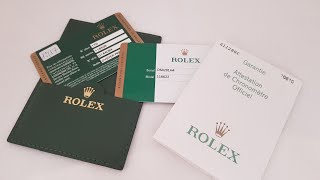 Как выглядят документы на оригинальные часы Rolex. Их значимость и эволюция!