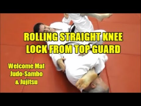 STRAIGHT KNEE LOCK FROM TOP GUARD