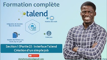 Description interface Talend Data Integration - Création d