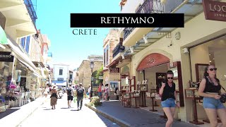 🌍 Rethymno, Crete | 4K Walking Tour & Authentic Local Experience 🚶‍♂️✨