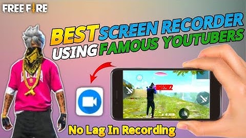যারা Free Fire ল্যাগ প্রবলেম ছাড়া রেকর্ড করতে চাও | Best Screen Recording App Without Lag Free Fire