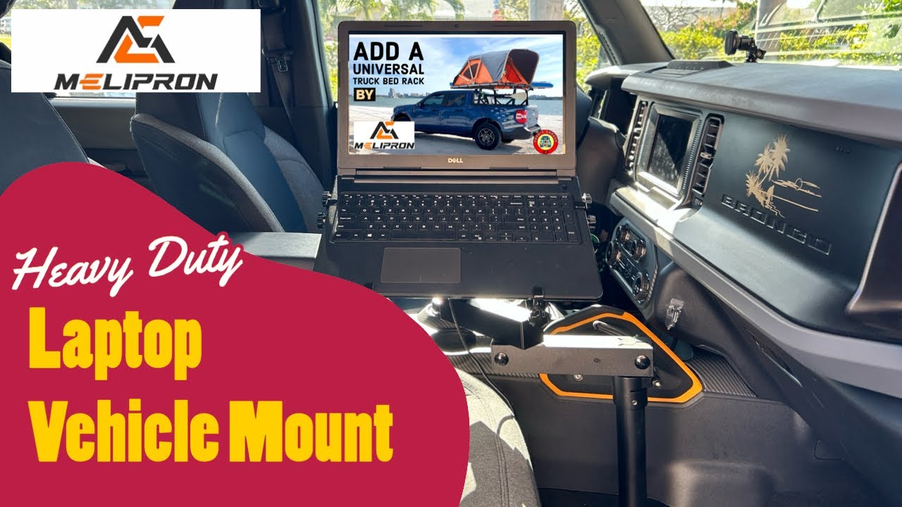 Heavy Duty Laptop Mount universal fit for all vehicle. YouTube