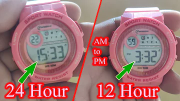 How to set am and pm in a digital clock