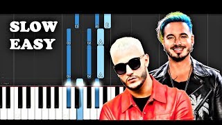 DJ Snake, J Balvin, Tyga - Loco Contigo (SLOW EASY PIANO TUTORIAL) DJ Snake, J Balvin, Tyga - Loco Contigo (SLOW EASY PIANO TUTORIAL)
