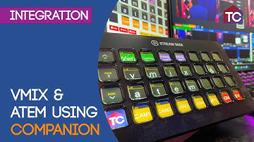 vMix and an ATEM Mini integrated with Companion