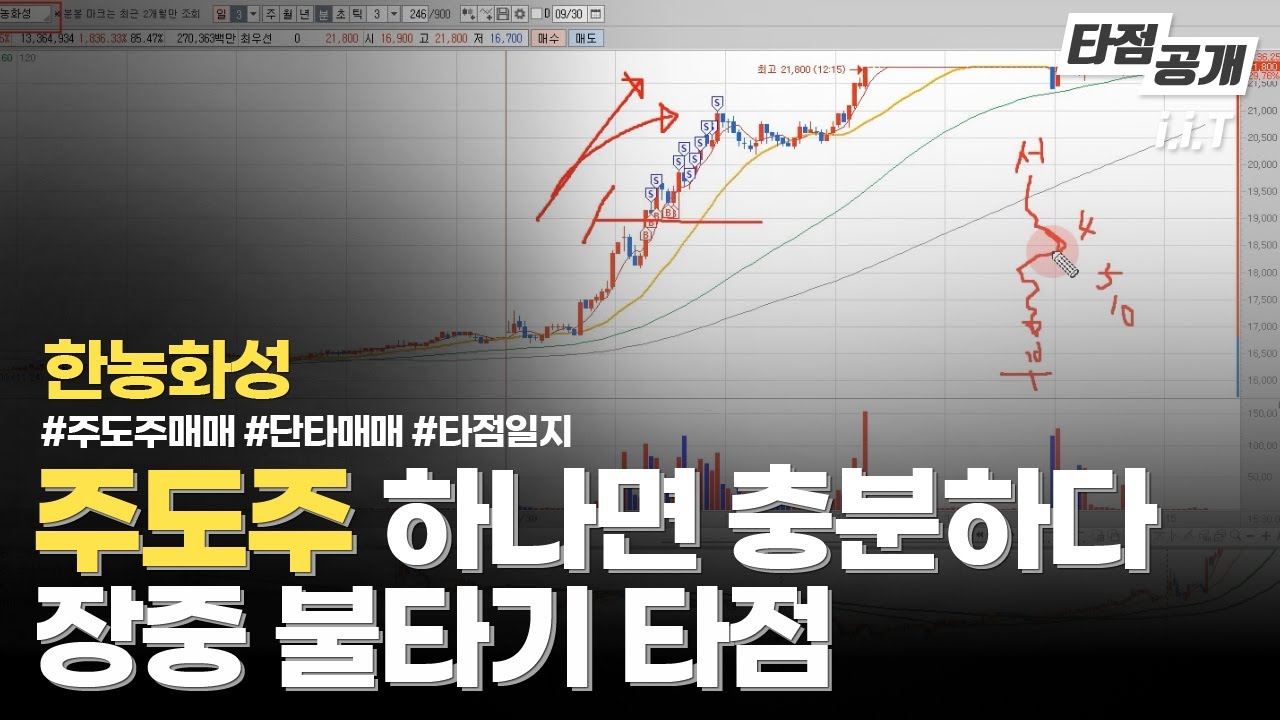 한농화성 불타기 단타 타점 신고가 갈것인가?
