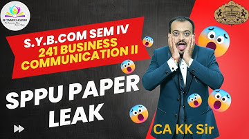 Business Communication II | 241 | Sybcom | Semester 4| Question Bank | Imp Questions |  Paper Leak