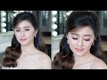 Amazing Fringe Hairstyle,  Sweet Bridal Hairstyle Tutorial ทรงผมเจ้าสาวแบบฟุ้งๆ หวานๆ โดย ครูหญิง