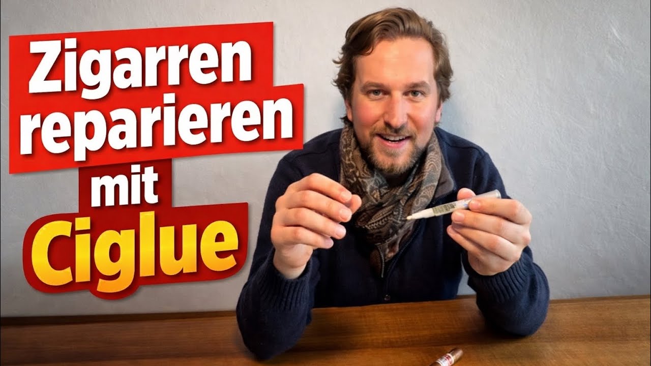 Zigarre beschädigt?! Dieser Trick rettet sie sofort… Zigarrenkleber von Ciglue 