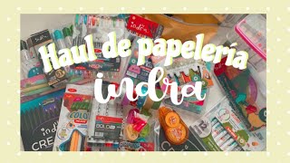 HAUL de papelería Indra/ BACK TO SCHOOL