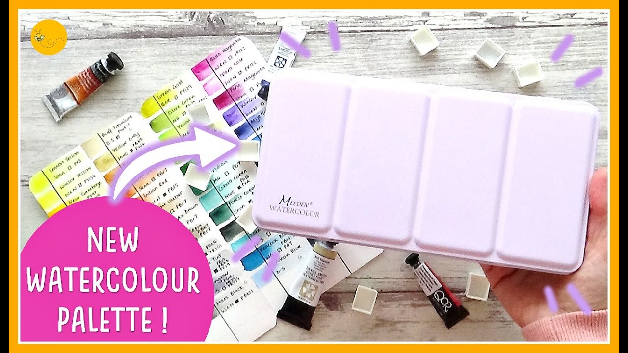 Setting up my CUSTOM WATERCOLOUR PALETTE  Which brands? Which colours?  Let's swatch them out! 