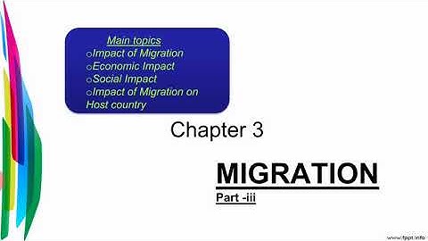 MIGRATION, Chapter 3