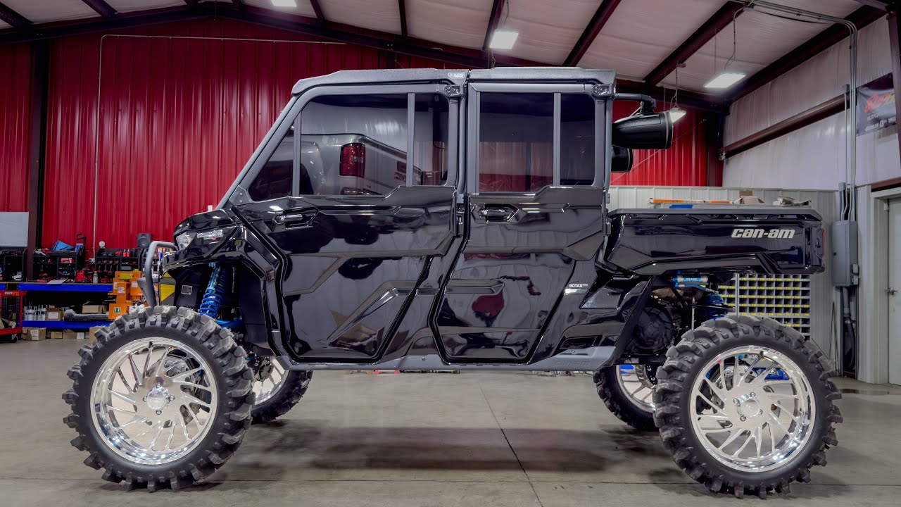 2024 Canam Defender 6” portals, king coilovers, JTX wheels, and more ...