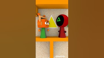 Squid Game Maze Challenge with Incredibox Sprunki #squidgame #vairalvideo #shortvideo