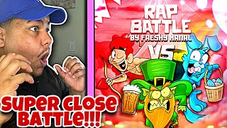 Cupid vs Leprechaun vs Easter Bunny - RAP BATTLE! (REACTION)