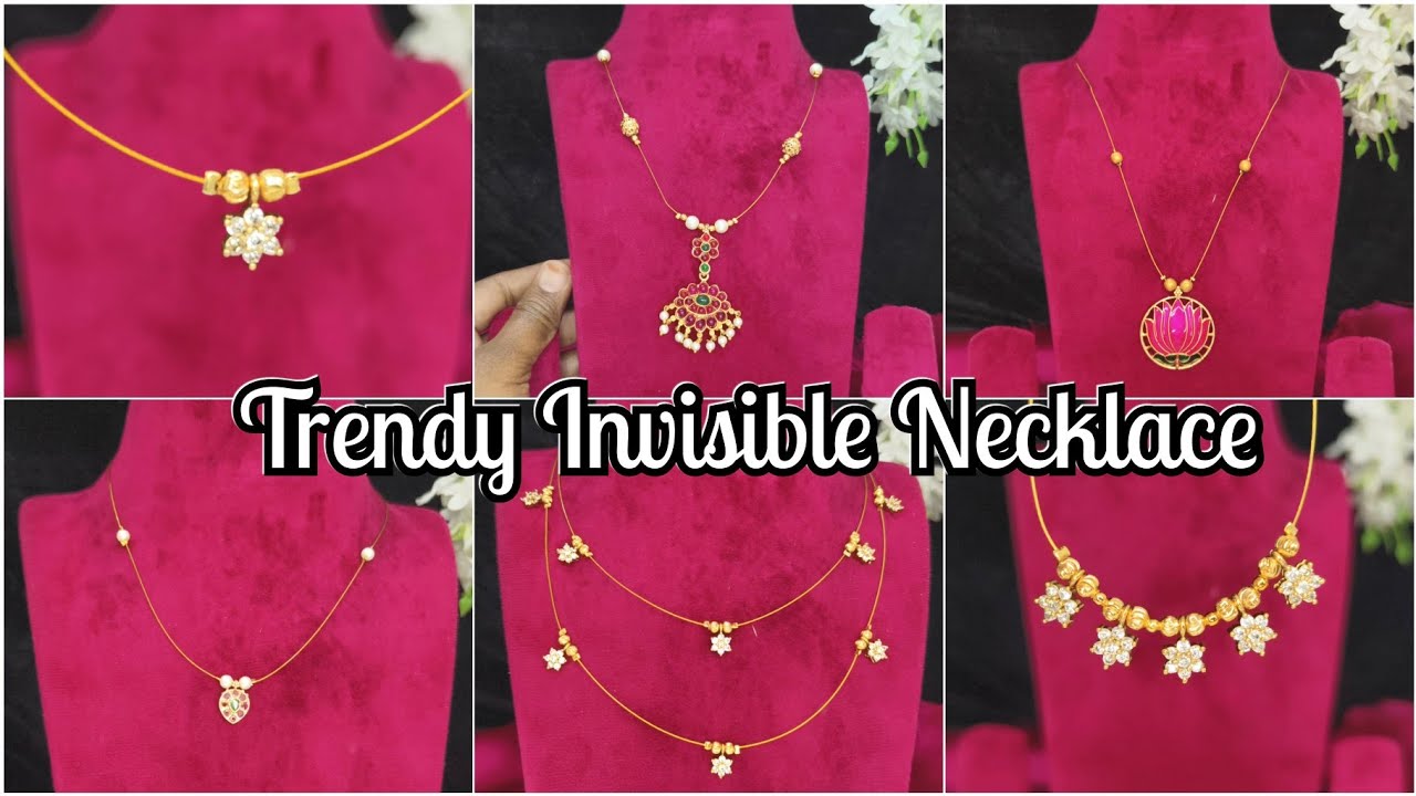 Trendy ana invisible necklace budget Friendly price la pakalama ✨ Whatsapp 7305451406 