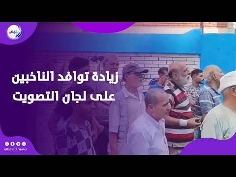 بهتافات تحيا مصر زيادة توافد الناخبين على لجان التصويت بمجلس الشيوخ بالغربية