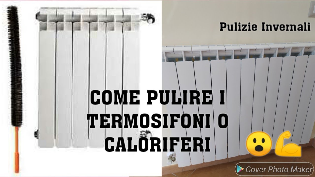 COME PULIRE I TERMOSIFONI O CALORIFERI 💪 #cleanwithme #pulizie #cleaning  #clean 