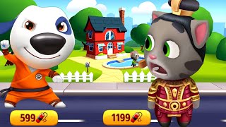 Talking Tom Gold Run Boss Fight - Kung Fu Tom vs General Hank - Full Screen - Android iOS