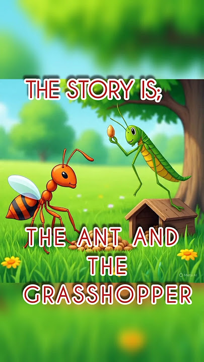 Story The Ant and the Grasshopper #kidsstorys #cartoon #baby #storytime #story #kids