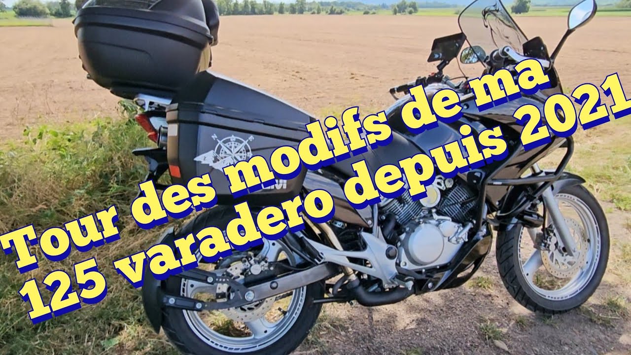 #75 Présentation de ma honda 125 varadero avec toutes les modifications depuis 2021 #honda #varadero