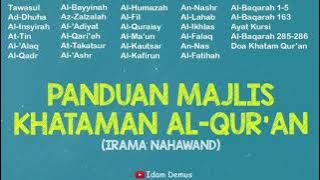 MUDAH DIPAHAMI!! BELAJAR MEMIMPIN MAJELIS KHATAMAN AL-QUR'AN (IRAMA NAHAWAND)