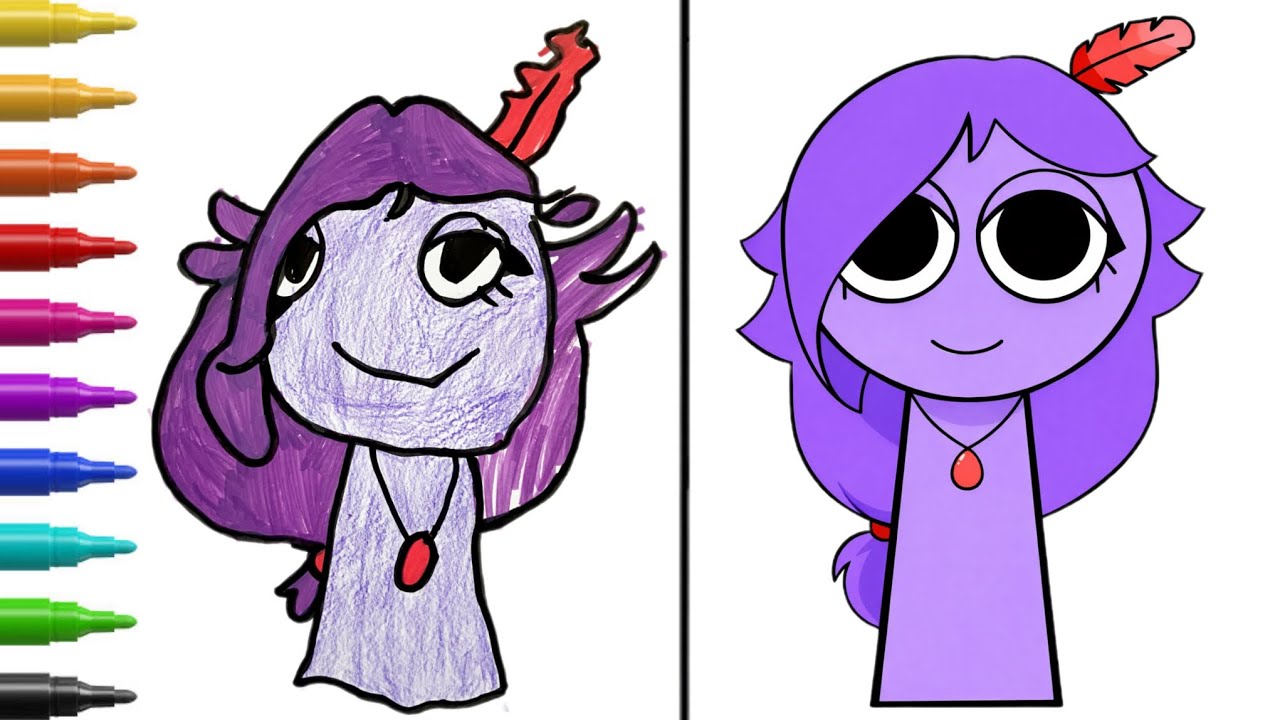How To Draw Sprunki | Incredibox Character Design Tutorial #sprunki # ...