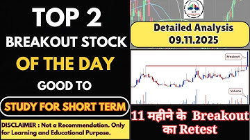 Top 2 Breakout Stocks for Tomorrow | Breakout Stocks for Swing Trading | Swing Trading
