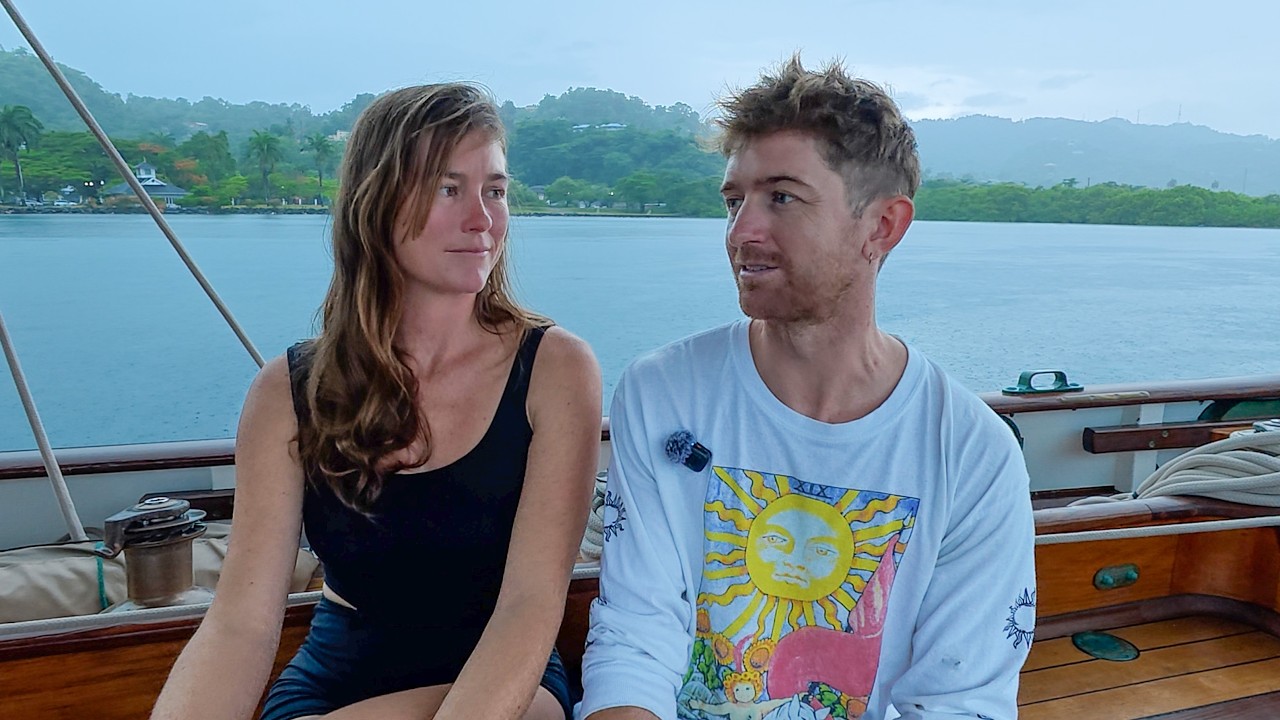 ⁣Sailing Tally Ho into Jamaica after 800 miles singlehanded