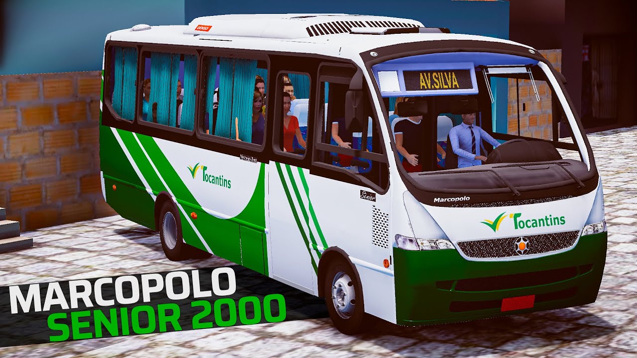 Micro-ônibus Marcopolo Senior 2000 MB LO-914 - Proton Bus Mods