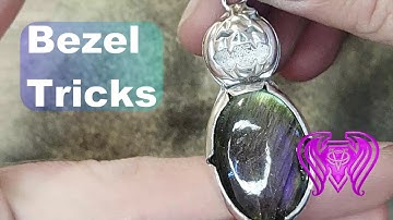 Bezel setting a cabochon, tips and tricks, Jewelry making tutorials.