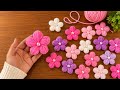 Easy woollen flowers / woolen flowers for embellishment