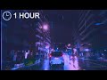 ☔️ Driving on a rainy Tokyo highway💤 for Study, Sleep, Work + VHS 90s visual [1 HOUR]