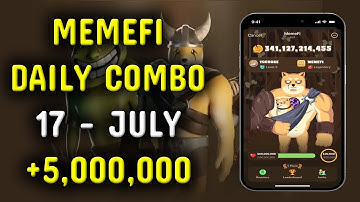 Memefi Daily Combo 17 July 2024 | today memefi 5,000,000 coin