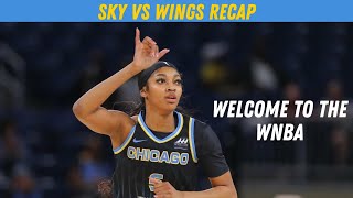 Recapping Angel Reese's first game | Chicago Sky vs Dallas Wings post game recap