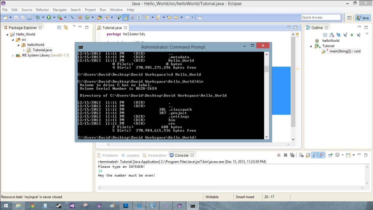 Java Input & cmd (5) - YouTube