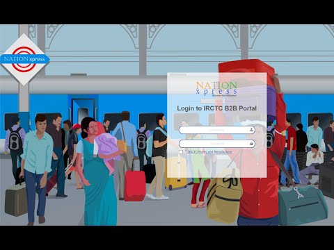 NationXpress IRCTC E-Ticketing Process - Hindi