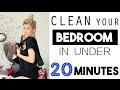 ORGANIZE: Clean Your Bedroom In LESS Than 20 Minutes!