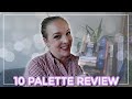 10+ PALETTE REVIEW // Recent & new to me eyeshadow palettes incl. swatches & looks