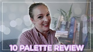 10+ PALETTE REVIEW // Recent & new to me eyeshadow palettes incl. swatches & looks