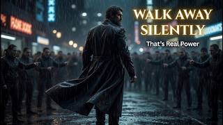 The Silent Power of Walking Away | Stoic Philosophy. #Stoicism #SilentPower #SelfDiscipline