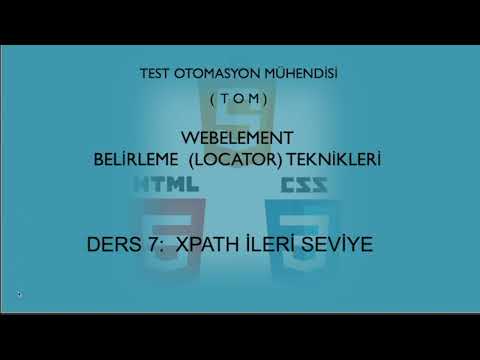 Video: XPath tarafından element bulma nedir?