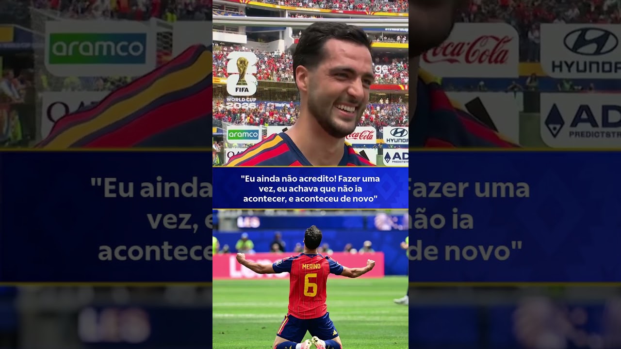 MERINO: "EU AINDA NÃO ACREDITO" | #shorts | Copa do Mundo 2026 | ge.globo