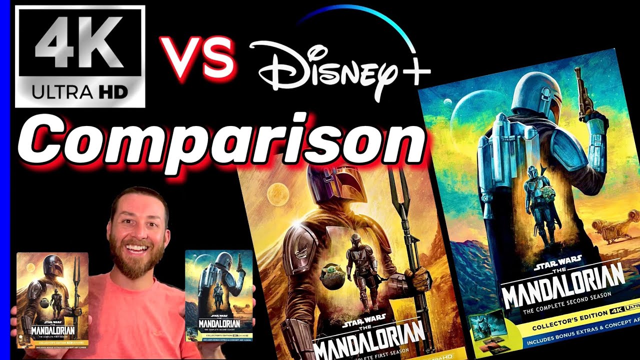 The Mandalorian Season 1 & 2 4K UHD Blu Ray Review Exclusive 4K vs Disney+  Image Comparison Analysis 