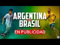 Publicidades ARGentinas vs Comerciales BRAsileros sobre Copas Mundiales de Futbol