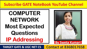 COMPUTER NETWORK Practice LIVE class | Target GATE & UGC NET CS | Sweta Kumari | GATE NoteBook