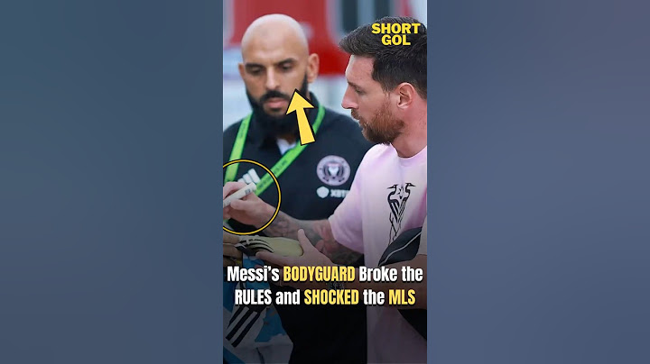 Messi’s BODYGUARD Broke the RULES and SHOCKED the MLS 😱 😳